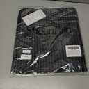 Bib Apron with Fixed Neck Strap and Utility Pocket  Full-Coverage Chef Apron for Kitchen, Restaurant & Caf (Black)