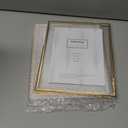 Gold 8x10'' Floating Frame Set of 2,For Photo Sizes (4x 6'',5x7,7x9''), Metal Frames for Tabletop/Shelf Display,Classy Gift Choice for Wedding,Birthady,Home or Office Decor