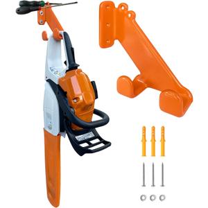 Chainsaw Hanger, 1 Pack Chainsaw Wall Mount, Heavy Duty Chainsaw Holder, Garage Organization Garage Storage Shed Organizer Mounted Chainsaw Rack