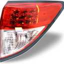Tail Light Compatible With 2016-2022 Honda HR-V HRV Sedan Outer Right Passenger Side Taillight Replace 33502-T7S-A01