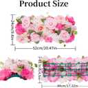 Pack of 10 Wedding Arch Decorations, 20.47 inch Artificial Flower Table Centerpieces Floral Arrangement for Wall Backdrop Party Bridal Shower Event Decor - Pink