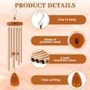 26 Inch Aluminum Wind Chime Gift for Grandma, Gift for Grandma from Grandkids on Christmas Thanksgiving Mother's Day Birthday