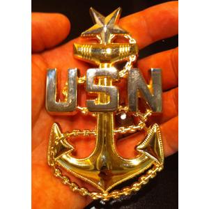 E-8 4" Gold Anchor Display