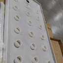 CKB 60" x 32" Shower Base, Left or Right Drain, Removable Aluminum Flange (Zero/Single/Dual Threshold), Pre-Sloped Design, Fiberglass Shower Pan, 304 Stainless Steel Grate Drain Cover, White