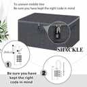 Briwooody Discreet Lockable Toy Bag Storage Organizer Toy Bag Storage Bins Case with Zipper Lid for Women and Men Clothes Container(Gray,19.3 x 14.6 x 11.8 Inch)