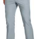 MOTEEPI Men's Fashion Golf Pants Stretch Slim Fit Casual Pants Work Athletic Dress Pants with Pockets Trouser, Size 12