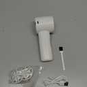 Fabric Shaver, Lint Remover Rechargeable, Electric Portable Sweater Defuzzer with 3 Speeds, 6 Leaf Blades, Digital LED Display to Remove Pilling for Clothes, Furniture, Sweater, Couch, Blanket (White)