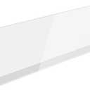 Acrylic Sink Splash Guard, Highly Transparent Fixed Splash Guard for Kitchen Island & Bathroom（23.6"L x 1.6"W x 4.7"H）