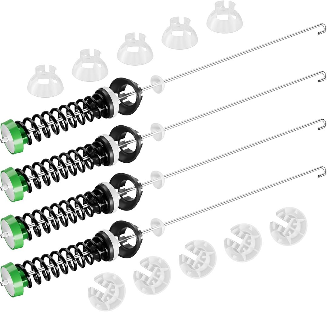 W11130362 Washer Suspension Rod Kit for Whirlpool WTW5000DW3 WTW5000DW2 WTW5000DW1 Maytag MVWX655DW1 MVWC565FW2 MVWC565FW1 Kenmore 11022352510 11025132410 Crosley CAW42114GW0 CAW45125LW0 Waher