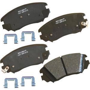 Bendix Premium SBC1421 Ceramic Front Brake Pads for Select Models Buick Allure, Cascada, LaCrosse, Regal, Cadillac ELR, Chevrolet Equinox, Impala, Malibu, Malibu Limited, GMC Terrain, Saab 9-5