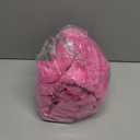 FUTEI Hot Pink Striped Decorative Throw Pillow Covers 26x26 Inch Set of 2,Square Winter Decorations Couch Euro Pillow Shams,Soft Cozy Faux Rabbit Fur & Velvet Back,Modern Home Decor for Bed