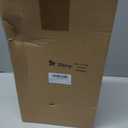 50 Pack 14 oz Clear Plastic Cups with Lids and Straws, Includes Paper Lid Liners, Disposable Crystal Iced Coffee Cups with Lids for Coffee Smoothie, Milkshake, Cold Drinks (black)