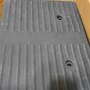 Curb Ramps for Driveway Threshold Wheelchair Doorway Sidewalks Shed Heavy Duty, 2 Pack 3.9 inch Rise, Ramps for Wheelchairs for Home Steps, Motorcycles, Lawn Mowers, 7000lbs Powersport Load ing
