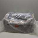 Dog Car Seat for Medium/Large Dog Booster Seat Under 60 lbs or 2 Small Dogs, Multi-Functional Pet Car Seat with Thick Cushion, 2 Safety Leashes (Gray)