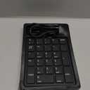 havit Bluetooth Number Pad Wireless Numeric Keypad Numpad 26 Keys Portable Mini Financial Accounting Rechargeable Numeric Pad for Windows Laptop Desktop, PC, Notebook (Black)