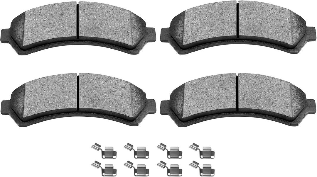 SCITOO Ceramic Brake Pads Stes Front Fit For Chevy Blazer 97-05,For Chevy S10 Pickup 98-04[4WD],For GMC Jimmy 98-05,For GMC Sonoma 98-04[4WD],For Isuzu Hombre 98-00[4WD],For Oldsmobile Bravada 97-01