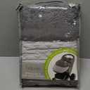 Tadpoles Quilted Stroller & Car Seat Cover - Light Grey | 27" x 20" x 2" | Made of 100% Super Soft Microfiber Polyester | Warm, Gentle & Durable | Ideal for Use as a Stroller Cover & Car Seat Cover