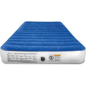 SoundAsleep Products Camping Series Air Mattress Includes Eco-Friendly PVC - Included Rechargeable Air Pump - Twin Size