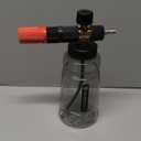 Raincovo Foam Cannon Wide Mouth for Pressure Washer, Thick Snow Foam Lance for Car Wash, Adjustable Soap Cannon with 1/4 Inch Quick Connector, Additional 1.1mm Orifice Nozzle