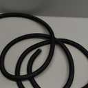 CrocSee 10ft - 3/4 inch Braided Cable Management Sleeve Cord Protector - Self-Wrapping Split Wire Loom for TV/Computer/Home Theater/Engine Bay - Black