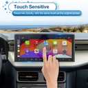 Coleya 2025 Maverick Screen Protector for Ford Maverick (XL/XLT/Lobo/Lariat/Tremor) 13.2-inch LCD Touchscreen, 9H Tempered Glass 2025 Maverick SYNC4 Accessories HD Transparent/Anti-Fingerprint 13.2"