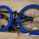 JOYSTAR 24 Inch Kids Bike Freestyle BMX Bikes for 7 8 9 10 11 12 Years Old Boys Girls and Beginner Riders, 24" Kids' Bicycles, Blue Tires