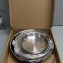 EWFEN Tri-Ply Stainless Steel Frying Pans Set, 8/10/12 Cooking pans, PFOA&PTFE Free Skillet, Induction Cooking Pan, Dishwasher and Oven Safe, Fast & Even Heat, Heavy Duty and Detachable Handle