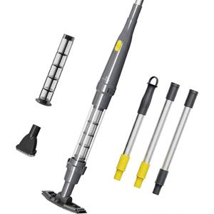 Handheld Spa Hot Tub Vacuum- Cordless Small Above Ground Pool Cleaner with 2 Brush Heads, 90 Mins Running Time, 12 Gallons/Min Powerful Suction, Ideal for Cleaning Debris and Sand Underwater, Black