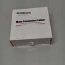 Wireless HDMI Transmitter and Receiver, Plug and Play 2025 Upgraded LED Display, 4K Decode & 1080P Output,Portable 2.4G/5G Wireless HDMI Extender (Silver)