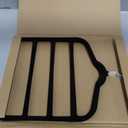 Velvet Pant Clothes Hanger Space Saving Non Slip Shorts Hanger, Myfolrena Jeans Slack Trousers Hangers Multiple Velvet Hanger Closet Organizer Storage and Organization for Jeans,Scarf,Tie(Black,3)