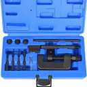 13Pcs Motorcycle Chain Breaker Set motorcycle chain breaker tool kit motorcycle chain rivet tool for Cam and 25 to 630 Motorcycle, Bike, ATV Chains