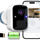 Goalake Wireless Security Camera for Home, 3MP Battery Powered Outdoor/Indoor WiFi Camera with AI Motion Detection, 2Way Talk, Spotlight Siren, IP65, Cloud/Up to 256G SD Storage(PreInserted SD Card)
