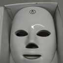 SUERBEATY Red Light Mask For Face, 7-1 Colors Red Light Face Mask, Facial Skincare At Home, Cordless, Portable and Rechargeable (White)