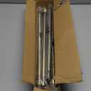3/4" Standard Decorative Adjustable Curtain Rod,Heavy Duty Curtain Rods Set for Windows,30 To 52 Inch, Antique Brass