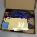 Maitys 16 Sets He is Risen Easter Lent Craft Kit, Christian DIY Cross Stained Glass Paper Lanterns with Tissue Paper Strings, Sunday School Religious Crafts for Church VBS Bible Lessons