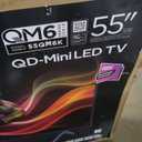 TCL 55 Inch Class QM6K Series | Mini LED QLED 4K HDR | 55QM6K, 2025 Model | 120HZ-144HZ High Brightness Smart Google TV Dolby Atmos Onkyo Audio | Voice Remote Alexa Gaming Streaming Television