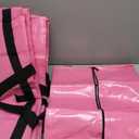48 Gallon Extra Large Storage Bags Bins, Pink Jumbo Moving Storage Bags, Waterproof Foldable Big XL Duffle Bag for Travel, 38x23x11inch - 2PACK