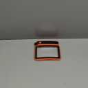Rechargeable Magnifying Glass with Light for Reading, 5X Large Page Lighted Magnifier for Seniors Low Vision, Folding Handheld Rectangle Magnifier for Reading Small Print Orange-Black