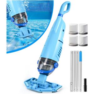 KimPump Cordless Pool Vacuum Cleaner with 4 Filter Bags Up to 20.5 GPM