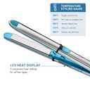 BaBylissPRO Nano Titanium Prima Ionic Hair Straightener Professional Flat Iron & Curling Iron in One for Stylists, Pro Styling Hair Tool
