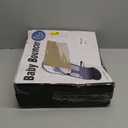 Portable Baby Bouncer Seat for Infants, 0-18 Months, 3 Modes of Use with Rocker & Stationary Options, Ergonomic Infant Chair with Hanging Toys  Grey