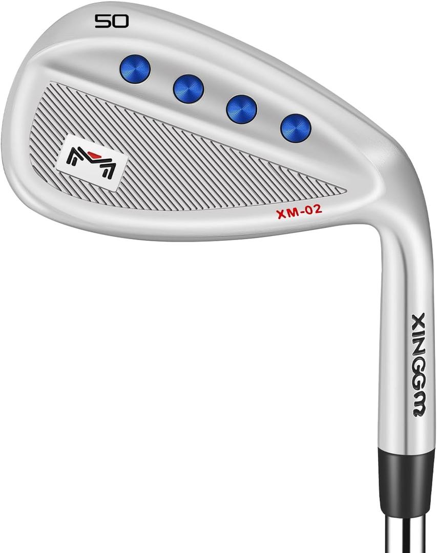 Forged Golf Wedge Set for Men or Individual 48/50/52/54/56/58/60 Degree Gap Wedge Sand Wedge for Men Right Hand,Milled Face for More Spin, RH,50 Degrees