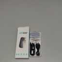 COMSOON Bluetooth Receiver for Car, Noise Cancelling 3.5mm AUX Bluetooth Car Adapter, Wireless Audio Receiver for Home Stereo/Wired Headphones, Hands-Free Call, 16H Battery Life - Black+Silver