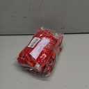 4 x Red Velvet Ribbon Christmas Bow 5 x 7 Inches Premade Red Bows for Christmas Tree Hanging Decorations Gift Wrapping Wreaths Crafts Outdoor Indoor Home Decor Wedding, Pack of 24