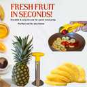 Fruit Cutter Set of 5 - Fruit & Vegetables Cutting Tools - Banana - Kiwi - Strawberry - Water Melon Slicer Cutter - Pineapple Corer - Apple Slicer - Kitchen Accessories