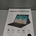 BLUTLOTUS Keyboard Case for iPad 9th/8th/7th Generation 10.2 Inch,360 Rotatable Magnetic Keyboard Case with Pencil Holder Grooves Design(2021/2020/2019),7 Color Backlit Detachable Wireless (Black)