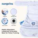 Washable Dog Diapers Female 3 Pack Reusable Highly Absorbent Puppy Diapers, Premium Doggie Diapers, Durable Leak-Proof Dot Doggy Diapers for Period Heat Incontinence Potty Training,XS