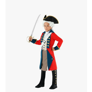 Morph - Revolutionary War Costume Kids - Colonial Costume Boys - British Red Coat Costume - Napoleon Costume Kids ,Size XL