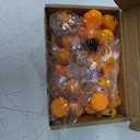 Halloween Mini Pumpkins Ghost Figures Luminous Small Resin Pumpkin Cute Miniature Ghost Ornament Glow in Dark for Halloween Garden Dollhouse Decoration Crafts