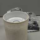 24.8 inch Battery Operated Wall Sconces Set of 2 with Remote, Rechargeable Wireless Wall Lights with Beige Fabric Shade, Indoor Not Hardwired Dimmable for Bedroom Living Room Decor (Flax and Black)